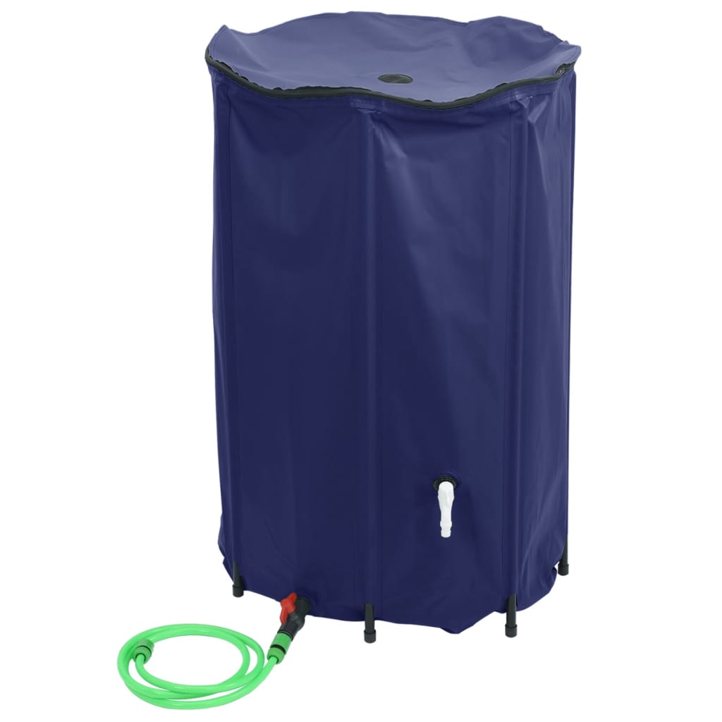 Vanntank med kran sammenleggbar 1000 L PVC