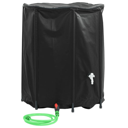 Vanntank med kran sammenleggbar 1250 L PVC