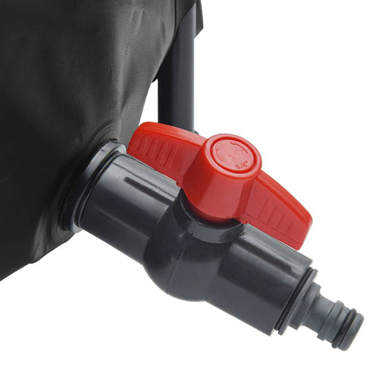 Vanntank med kran sammenleggbar 1250 L PVC