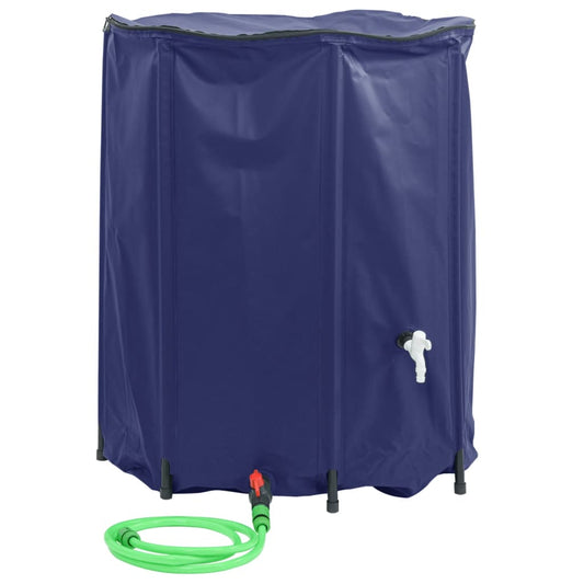 Vanntank med kran sammenleggbar 1250 L PVC