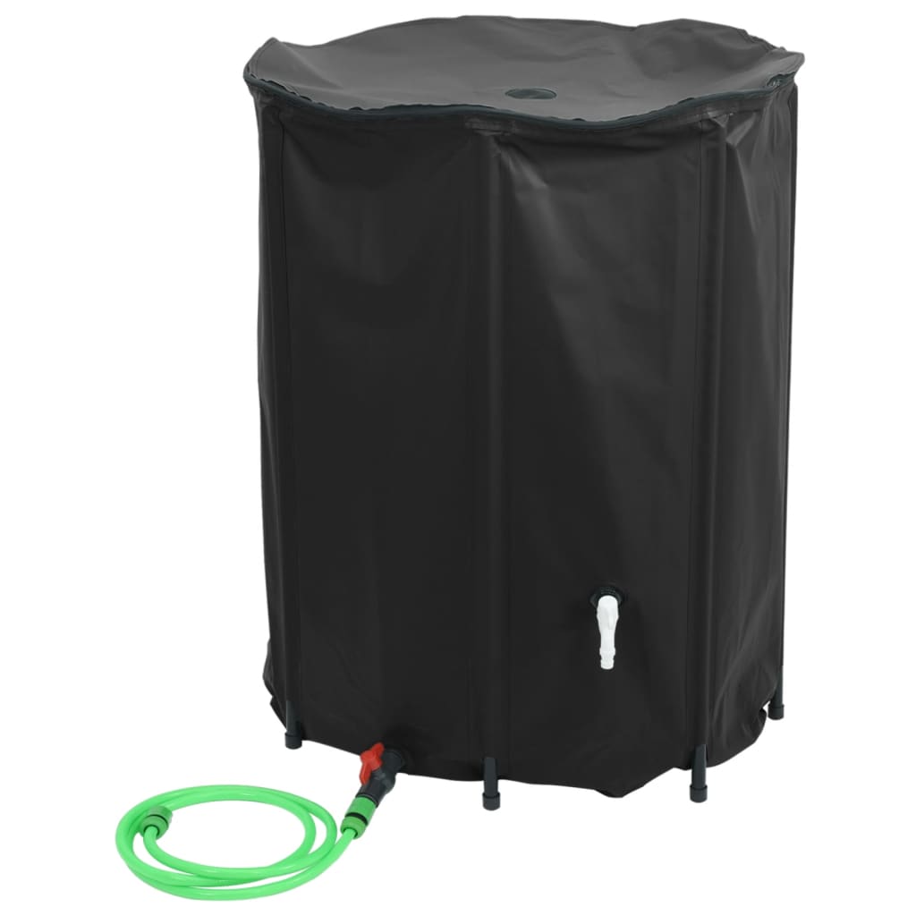 Vanntank med kran sammenleggbar 1350 L PVC