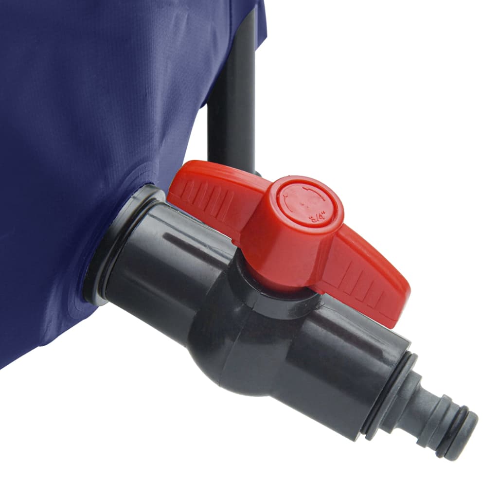 Vanntank med kran sammenleggbar 100 L PVC vidaXL