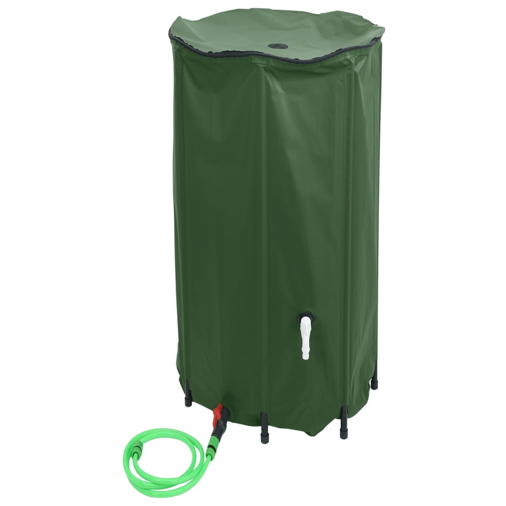 Vanntank med kran sammenleggbar 380 L PVC
