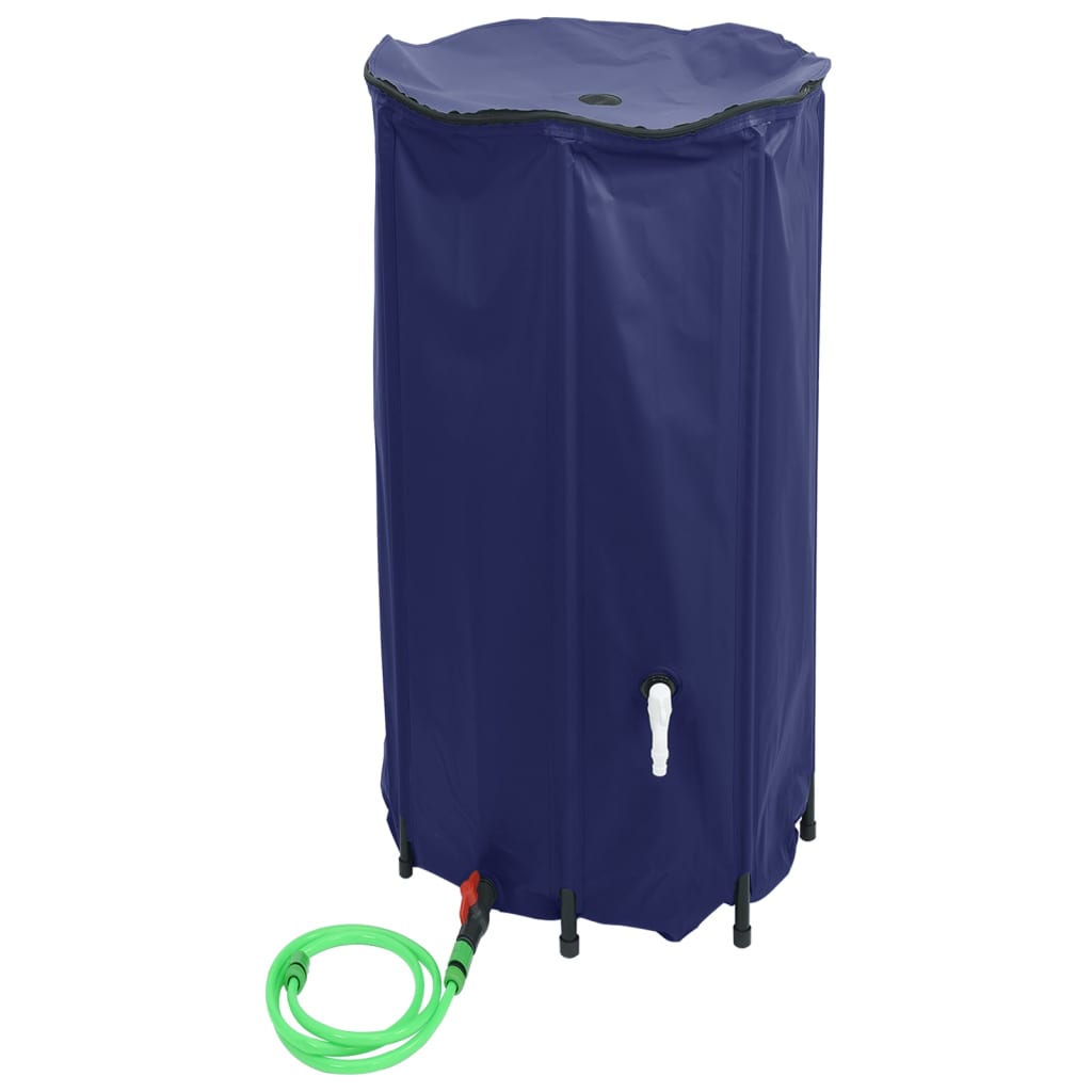 Vanntank med kran sammenleggbar 380 L PVC
