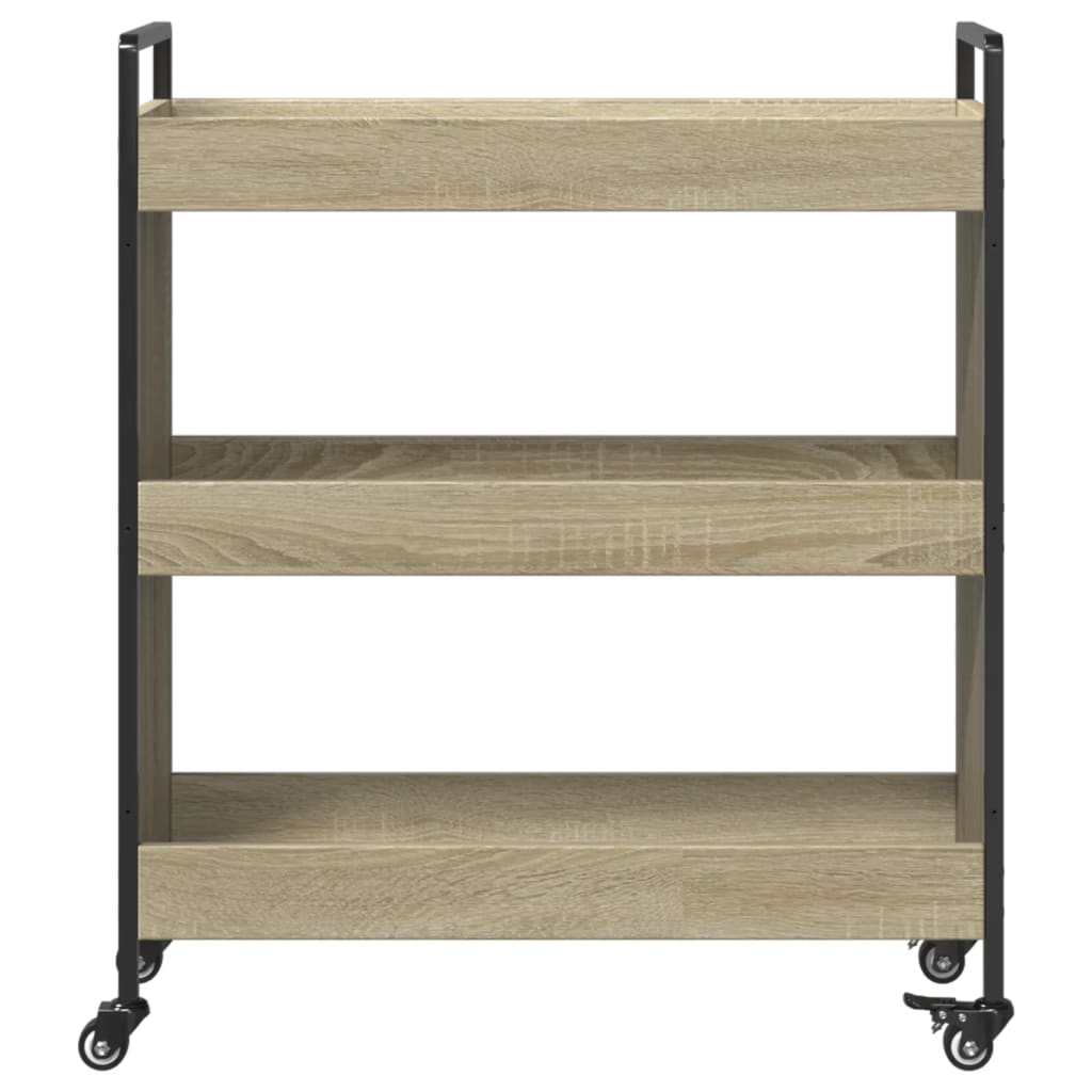 Kjøkkentralle sonoma eik 70x30x82 cm konstruert tre