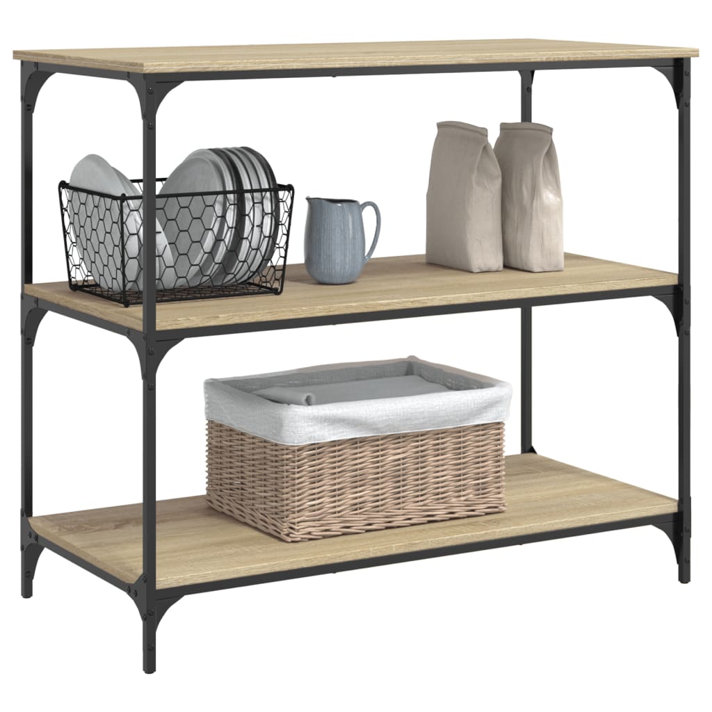 Kjøkkentralle sonoma eik 102x50x95 cm konstruert tre