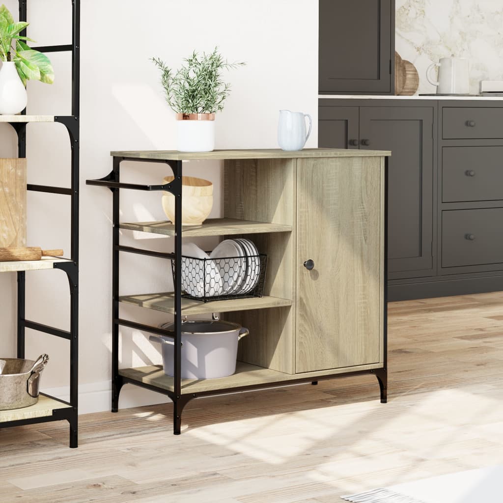 Kjøkkentralle sonoma eik 87,5x38,5x84,5 cm konstruert tre