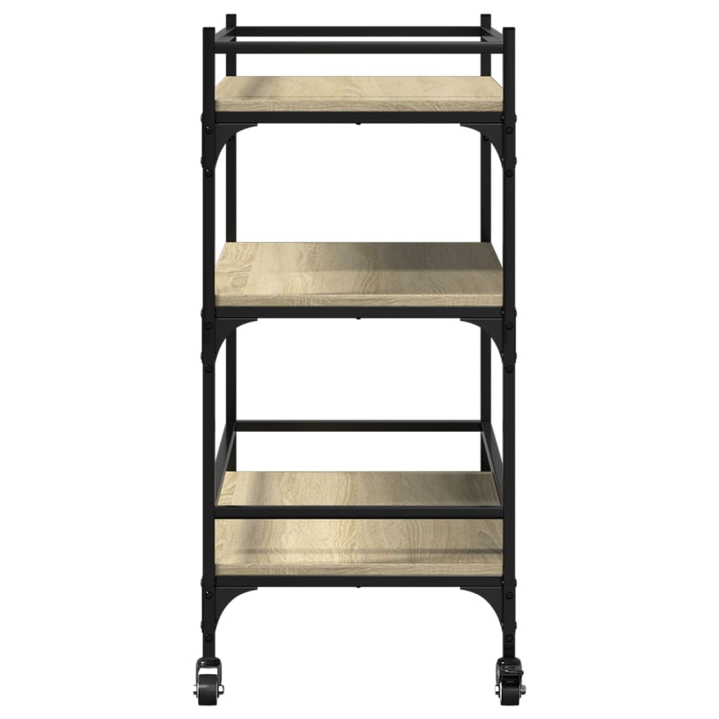 Kjøkkentralle sonoma eik 65x40x86,5 cm konstruert tre