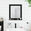 Baderomsspeil svart 50x12x60 cm sponplate