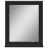 Baderomsspeil svart 50x12x60 cm sponplate