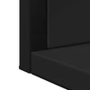 Baderomsspeil svart 50x12x60 cm sponplate