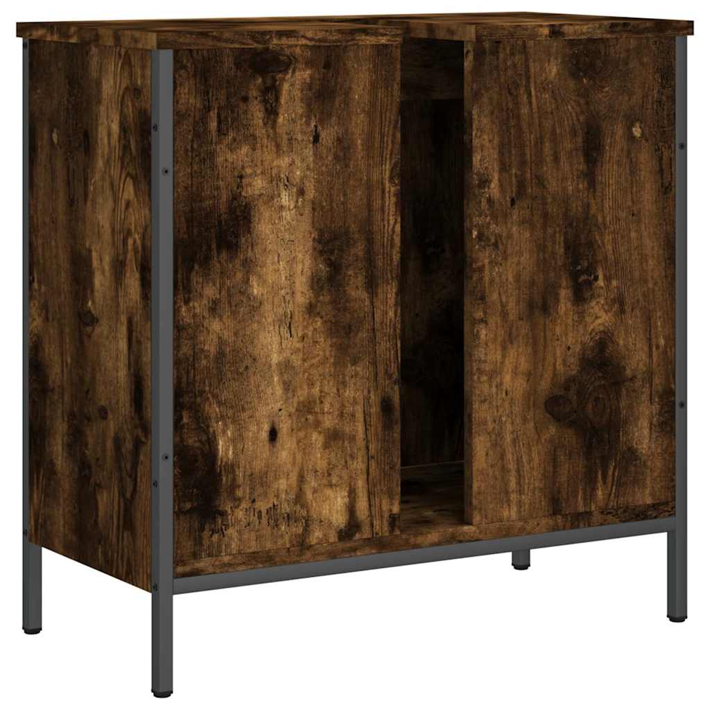 Servantskap røkt eik 60x30x60 cm konstruert tre