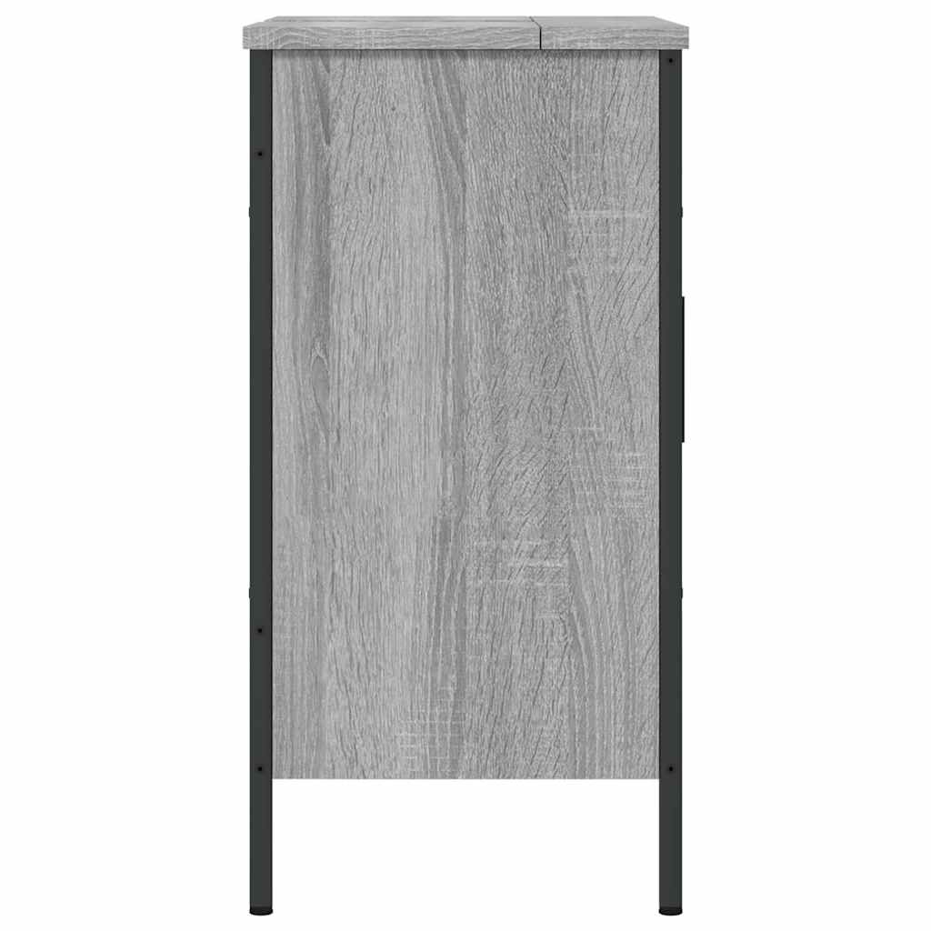 Servantskap grå sonoma 60x30x60 cm konstruert tre