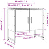 Servantskap sonoma eik 60x33x60 cm konstruert tre