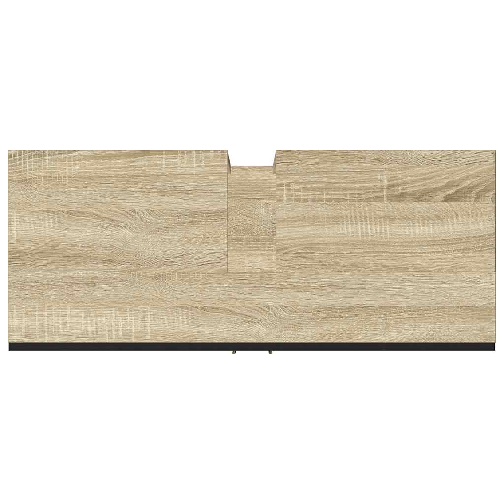 Servantskap sonoma eik 80x33x60 cm konstruert tre