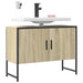 Servantskap sonoma eik 80x33x60 cm konstruert tre