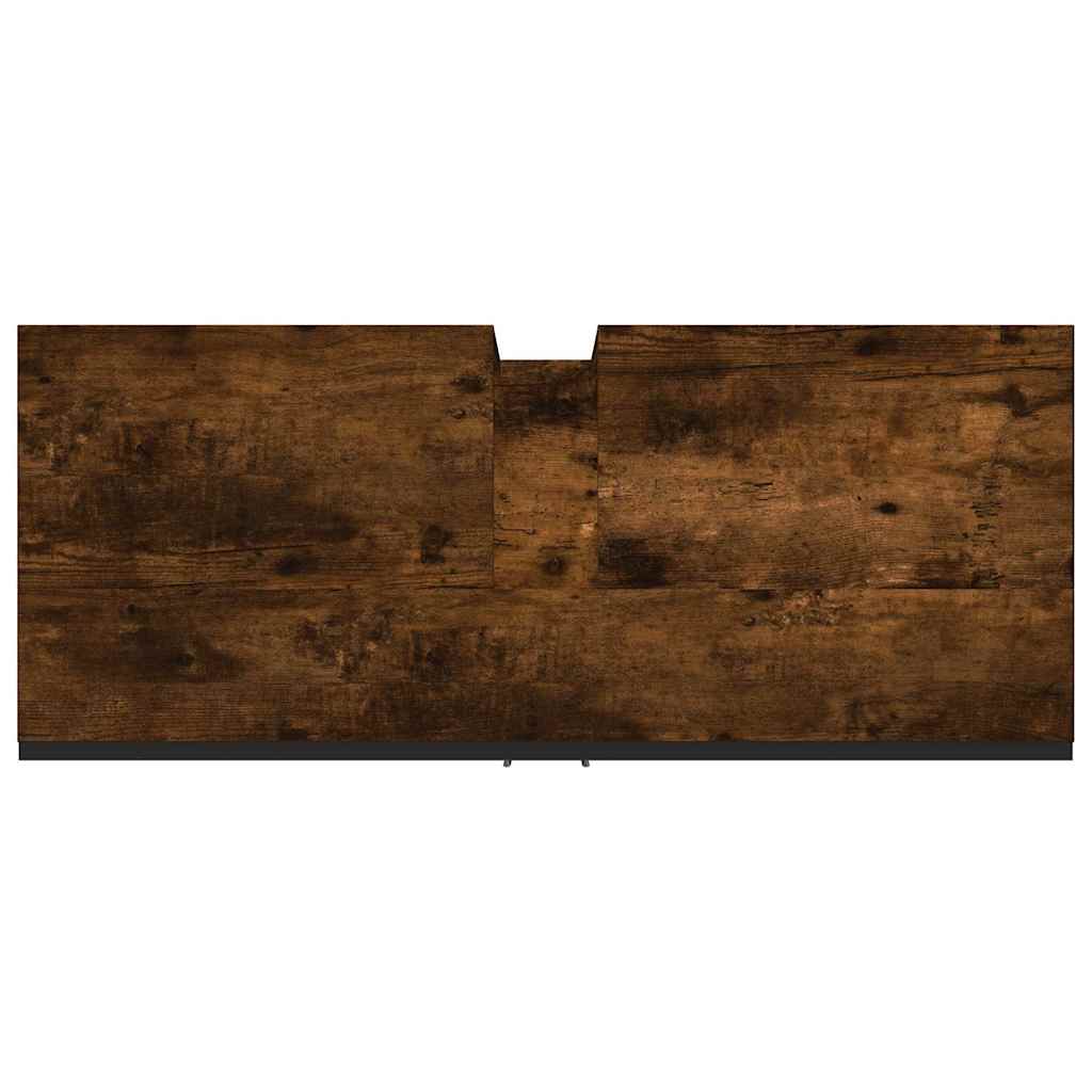 Servantskap røkt eik 80x33x60 cm konstruert tre