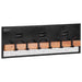 Veggmontert klesstativ 90x11x30 cm heltre mango