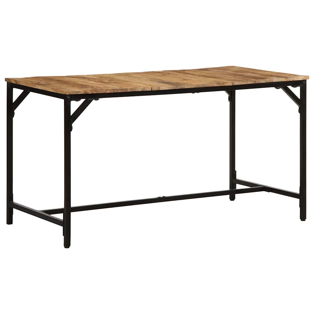 Spisebord 140x70x75 cm grovt heltre mangotre