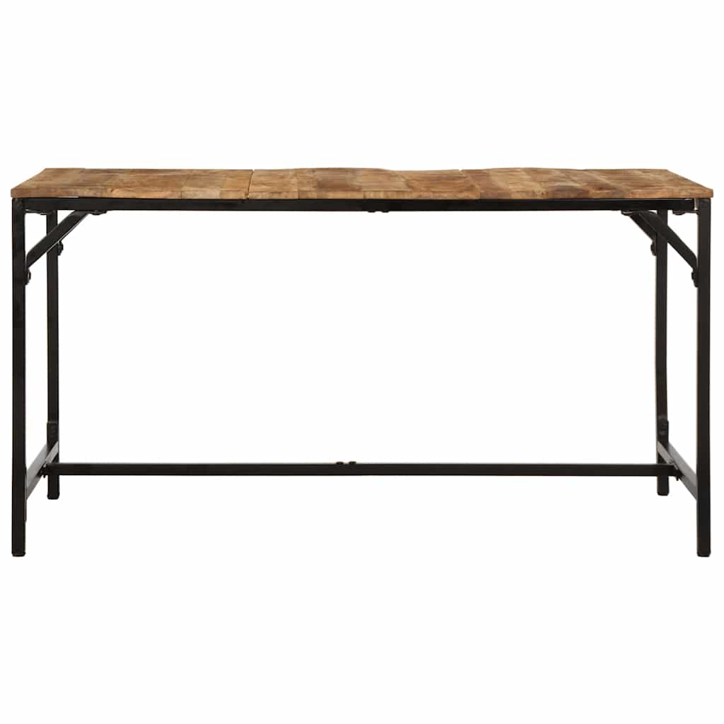 Spisebord 140x70x75 cm grovt heltre mangotre