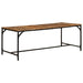 Spisebord 200x100x75 cm grov heltre mango