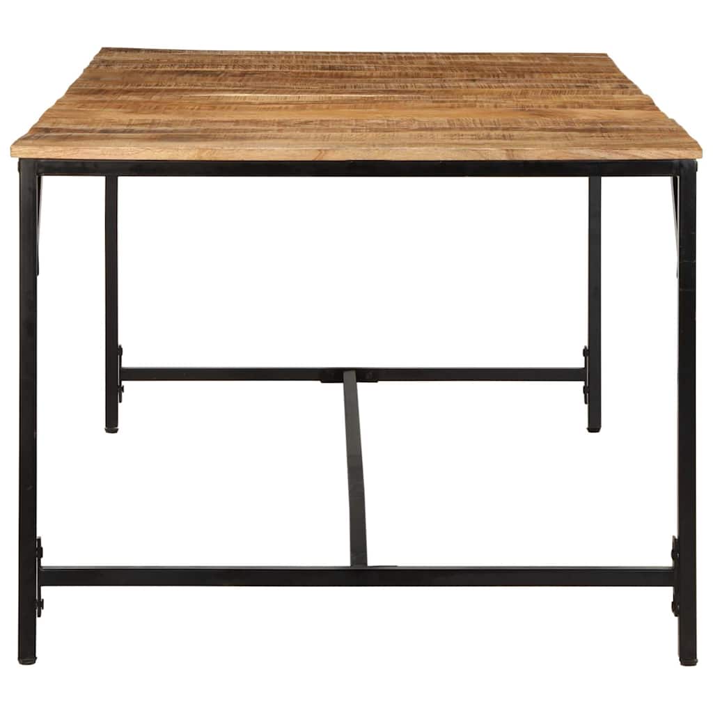 Spisebord 200x100x75 cm grov heltre mango