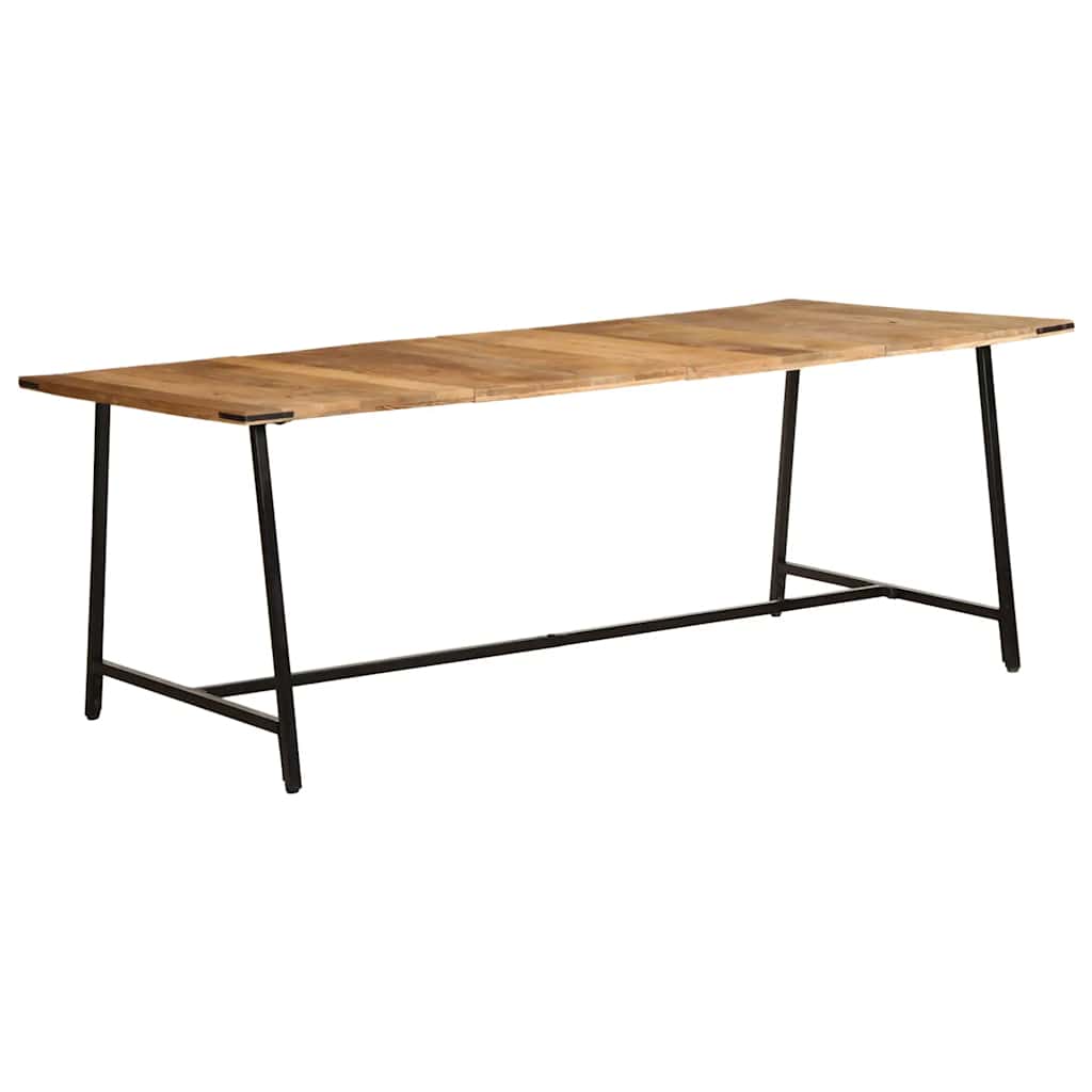 Spisebord 200x100x75 cm heltre mango