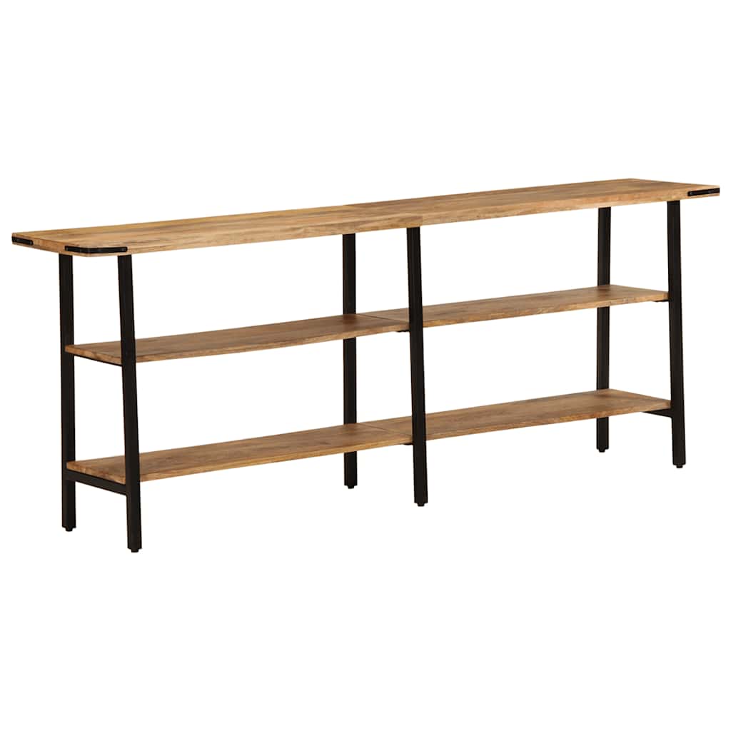 Konsollbord 180x35x70 cm heltre mango