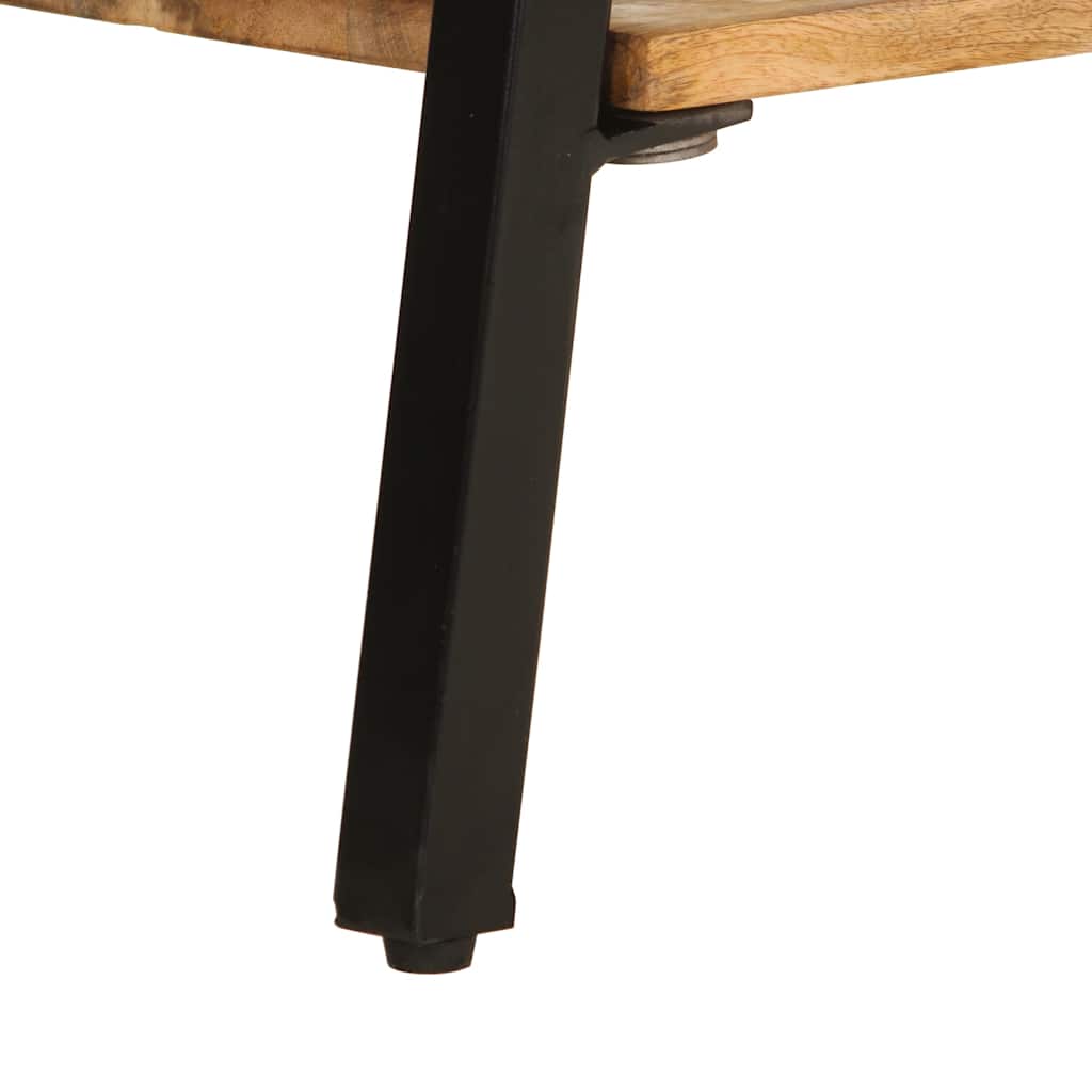 Konsollbord 110x30x75 cm grovt heltre mango