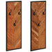 Knaggrekker 2 stk 35x1x90 cm heltre akasie