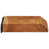 Vegghyller 2 stk 30x20x3,5 cm heltre akasie