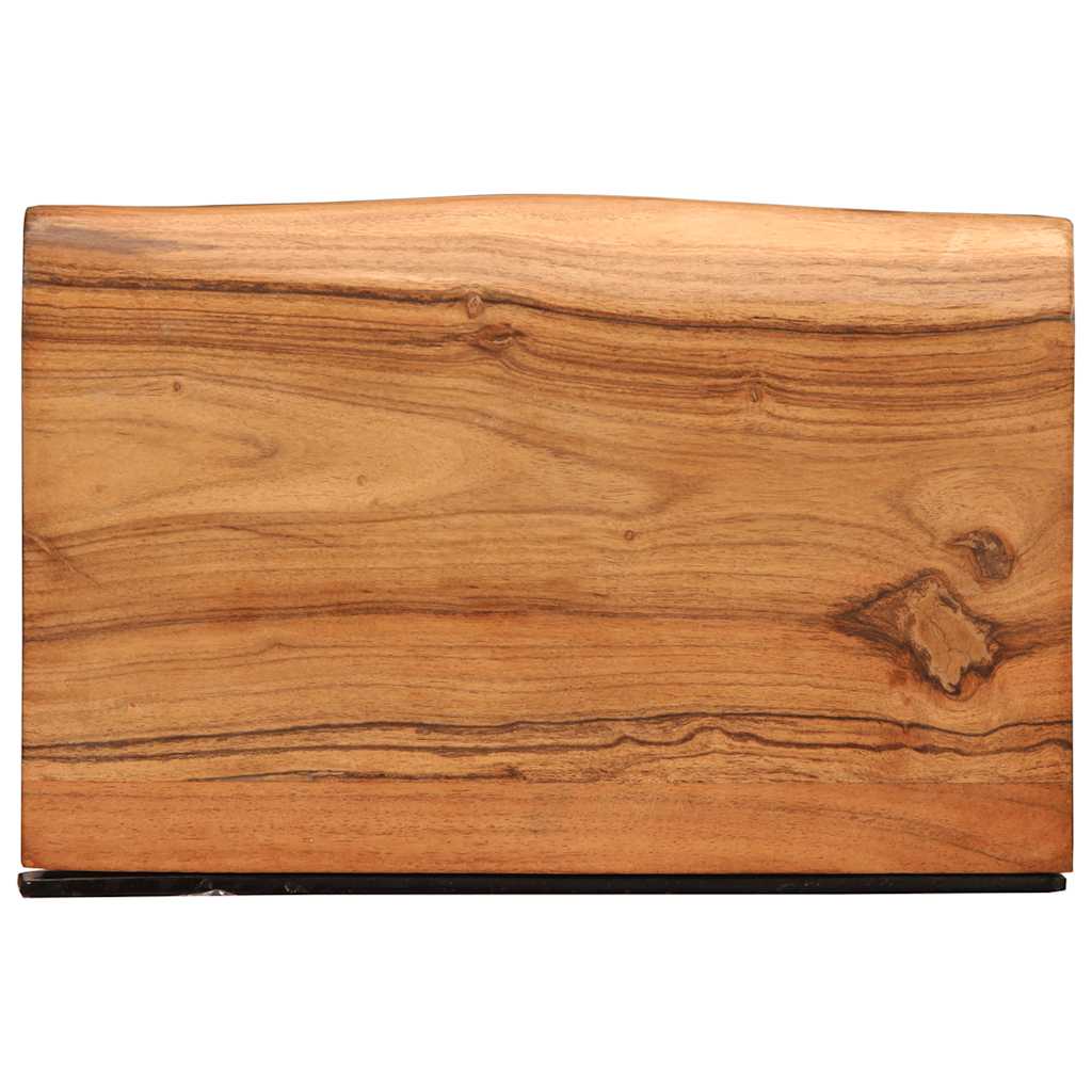Vegghyller 2 stk 30x20x3,5 cm heltre akasie