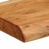 Vegghyller 2 stk 30x20x3,5 cm heltre akasie