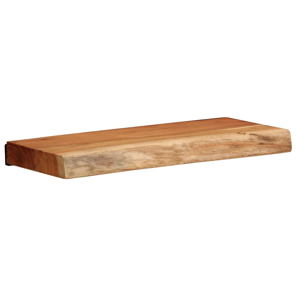 Vegghyller 2 stk 40x20x3,5 cm heltre akasie