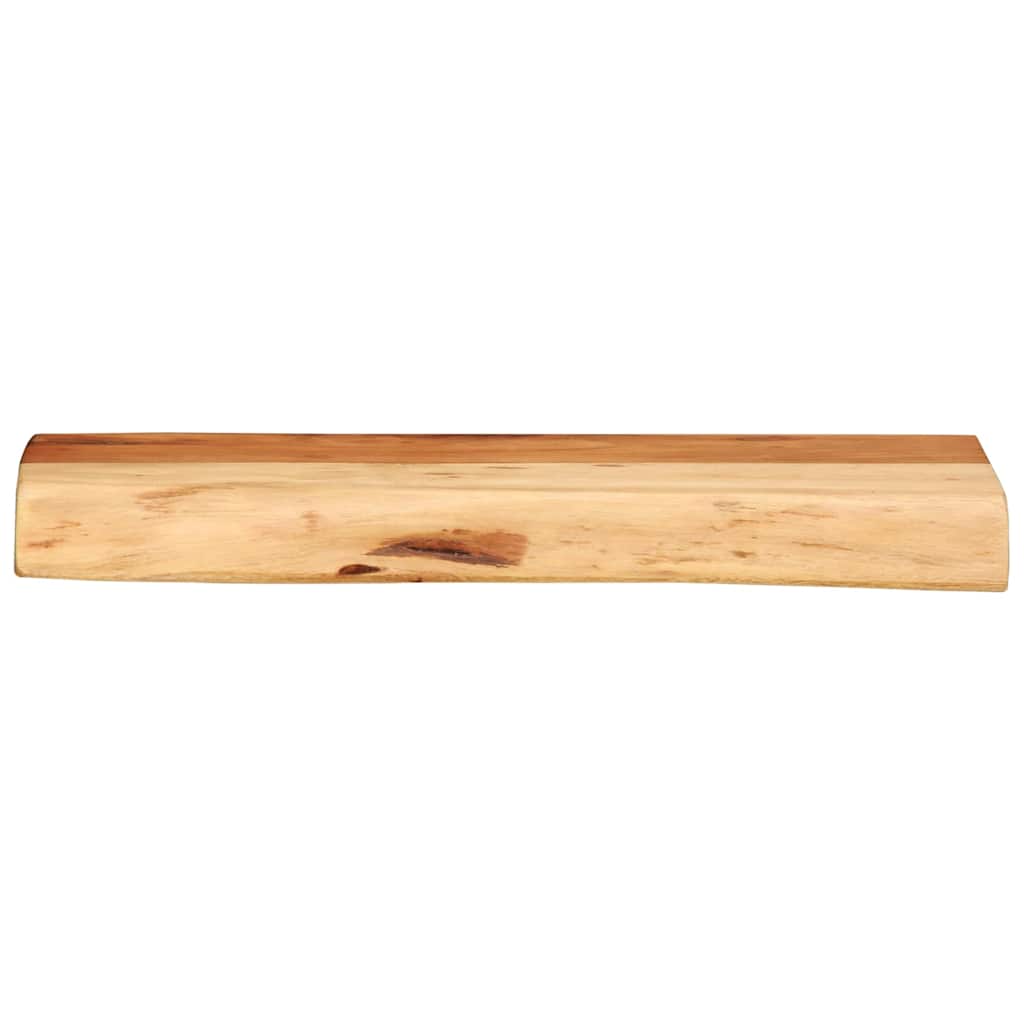 Vegghyller 2 stk 40x20x3,5 cm heltre akasie