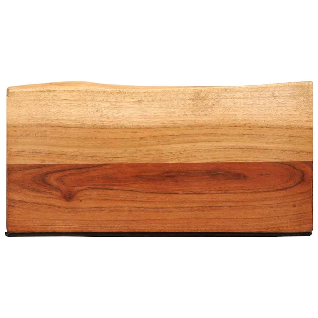 Vegghyller 2 stk 40x20x3,5 cm heltre akasie