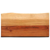 Vegghyller 2 stk 40x20x3,5 cm heltre akasie