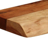 Vegghyller 2 stk 40x20x3,5 cm heltre akasie