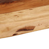 Vegghyller 2 stk 40x20x3,5 cm heltre akasie