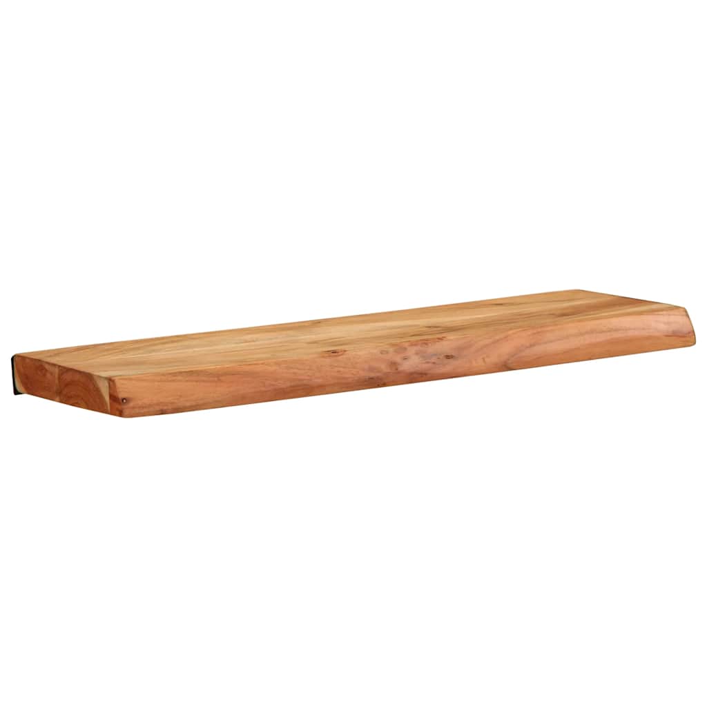 Vegghyller 2 stk 60x20x3,5 cm heltre akasie
