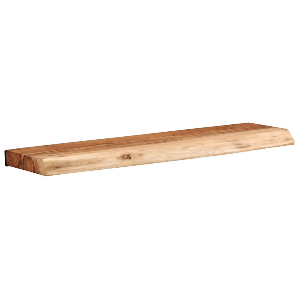 Vegghyller 2 stk 60x20x3,5 cm heltre akasie