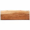 Vegghyller 2 stk 60x20x3,5 cm heltre akasie