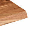 Vegghyller 2 stk 60x20x3,5 cm heltre akasie