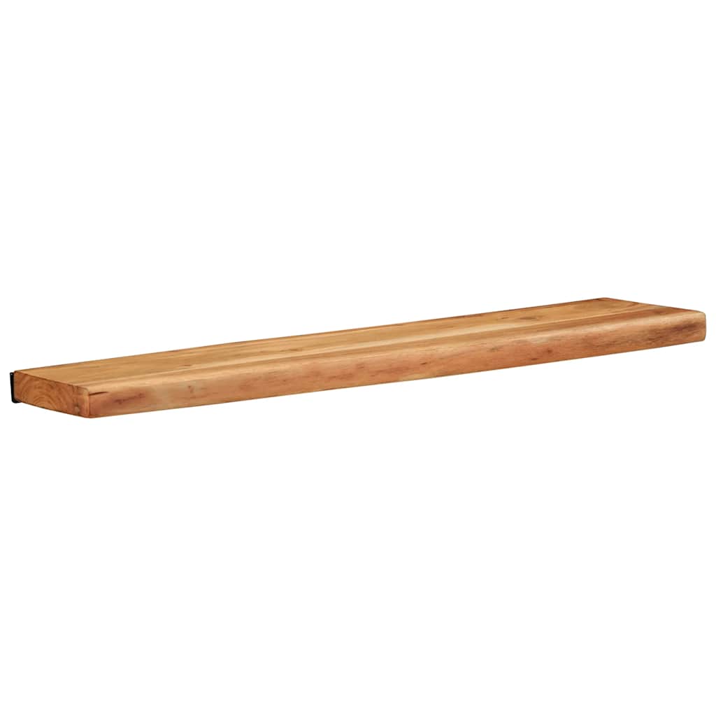 Vegghyller 2 stk 80x20x3,5 cm heltre akasie