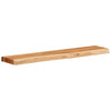 Vegghyller 2 stk 80x20x3,5 cm heltre akasie