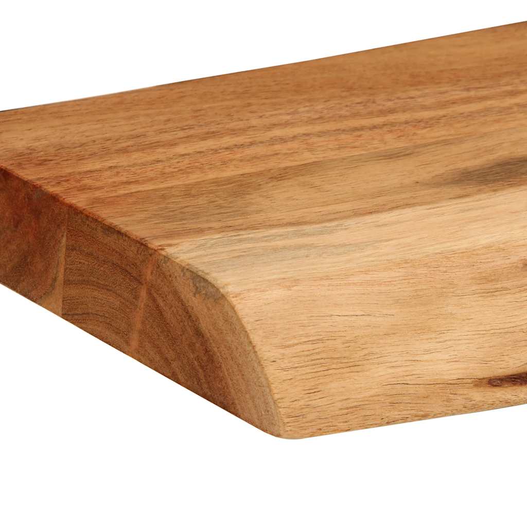 Vegghyller 2 stk 80x20x3,5 cm heltre akasie