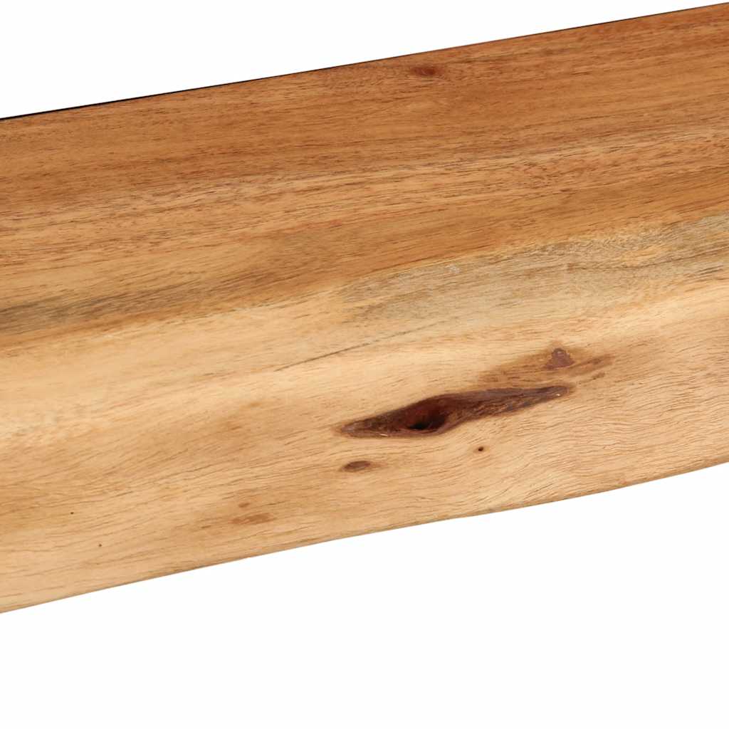 Vegghyller 2 stk 80x20x3,5 cm heltre akasie