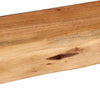 Vegghyller 2 stk 80x20x3,5 cm heltre akasie