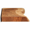 Vegghyller 2 stk 100x20x3,5 cm heltre akasie
