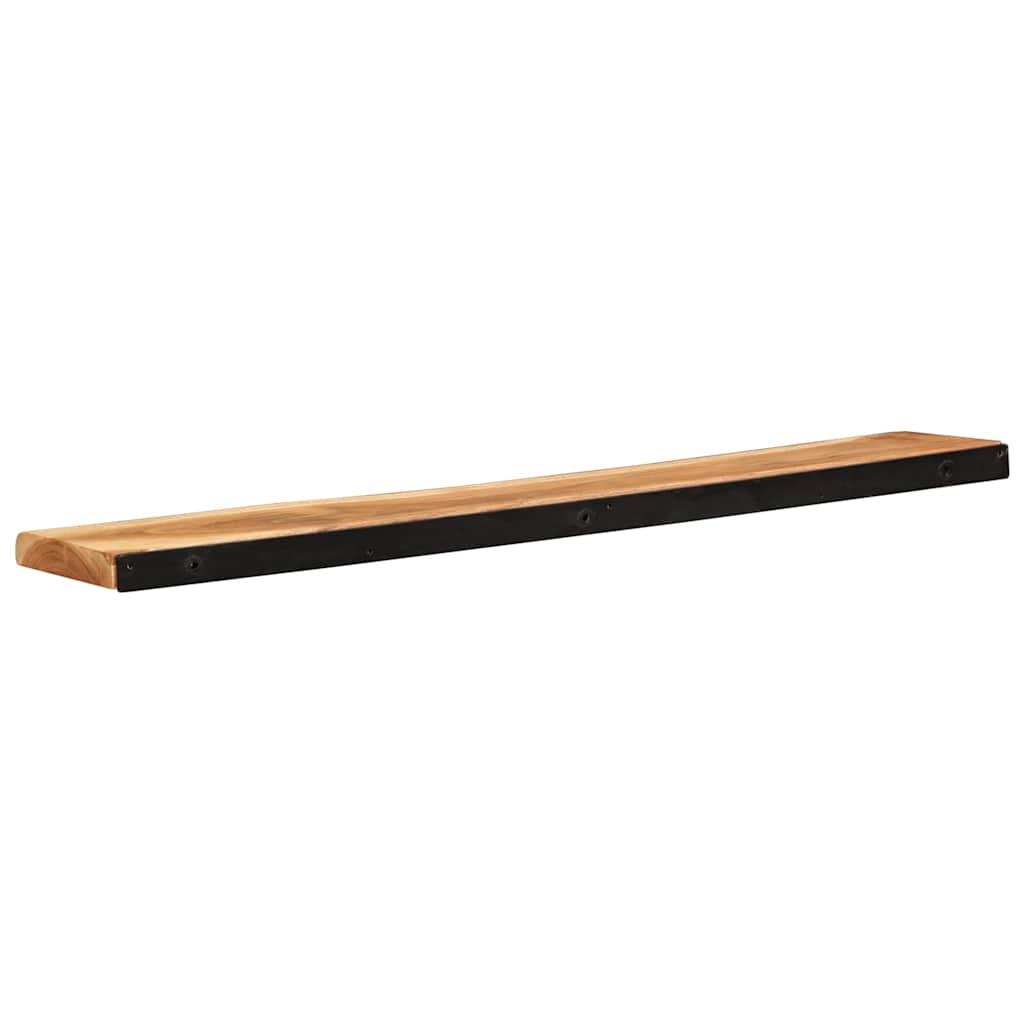 Vegghyller 2 stk 100x20x3,5 cm heltre akasie